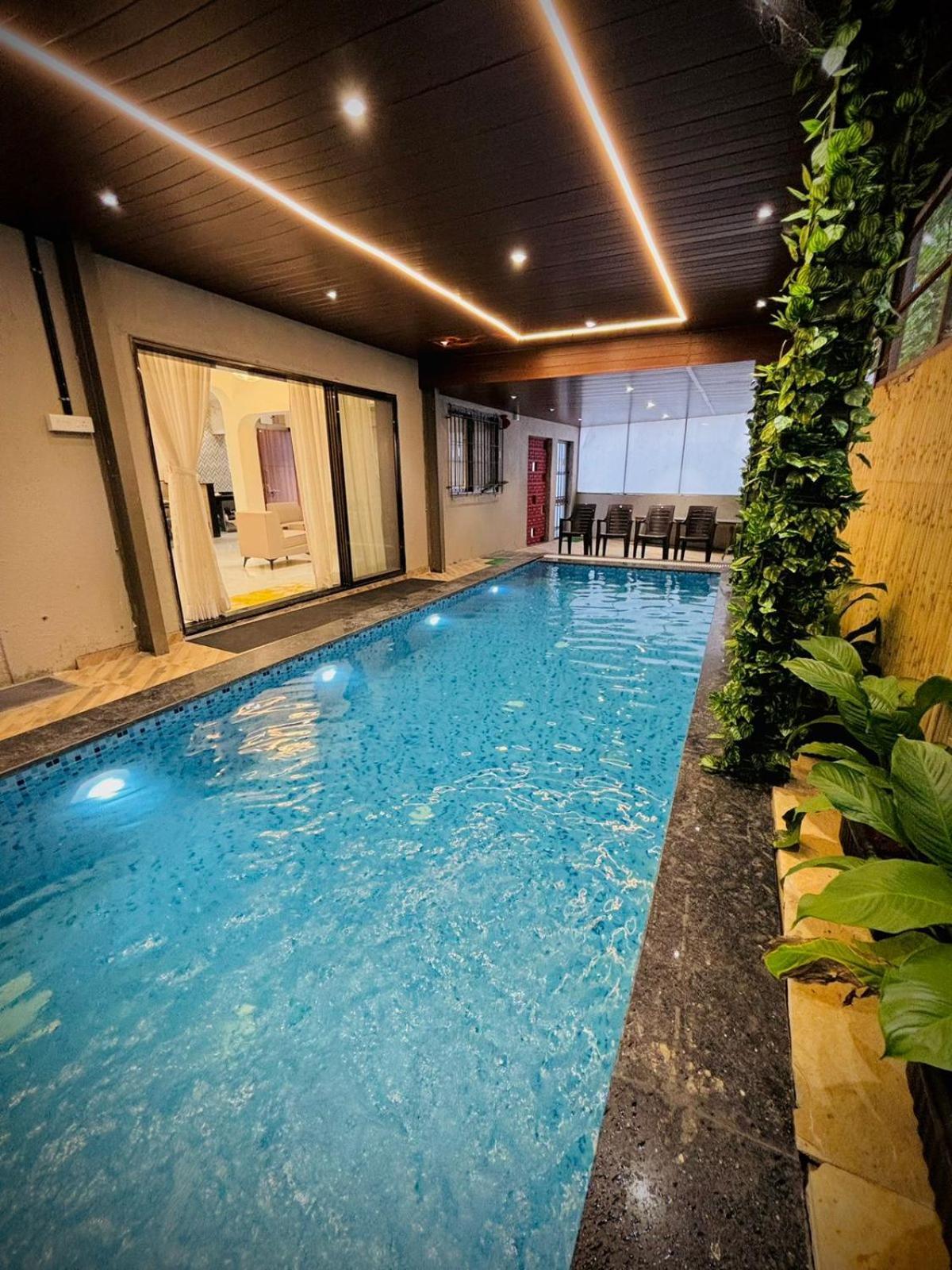 Ll Golden Leaf Ll 3Bhk Ll Ac Ll Villa Lonavala Bagian luar foto
